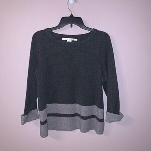 Dark gray and light gray max studio sweater size medium